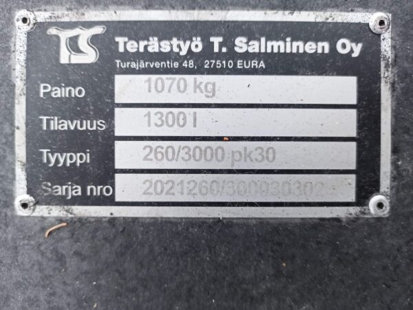 Terästyö Salminen Leveling bucket 3000mm NTP20/30 - Image 15