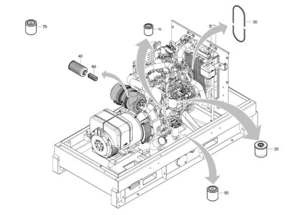 Atlas Copco QAS 45 StV Servicepaket 1500h