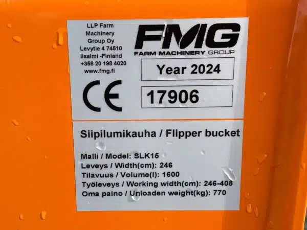 FMG Siipilumikauha 1,6m3 240-440cm - Image 22