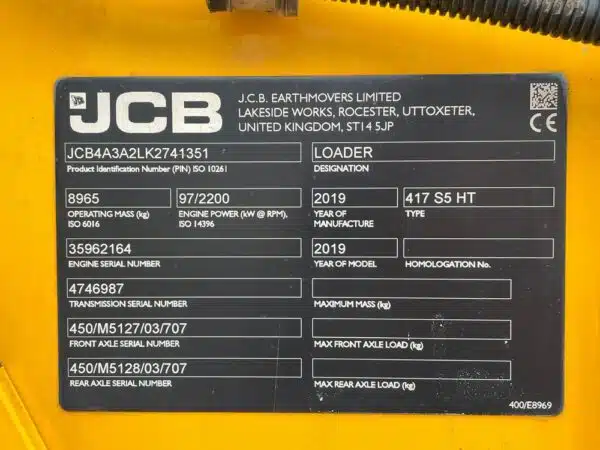 JCB 417 HT Wheel loader - Image 27