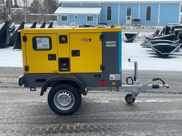 Atlas Copco QES 20 50 Hz Generator StageV with trailer