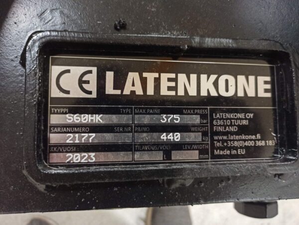 Laten Kallistuva pikaliitin S60 13-18ton hyd. 2-syl. TS - Image 12