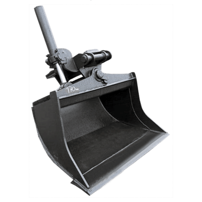 Hydraulic grading buckets