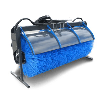 Grävmaskins sopvalsar