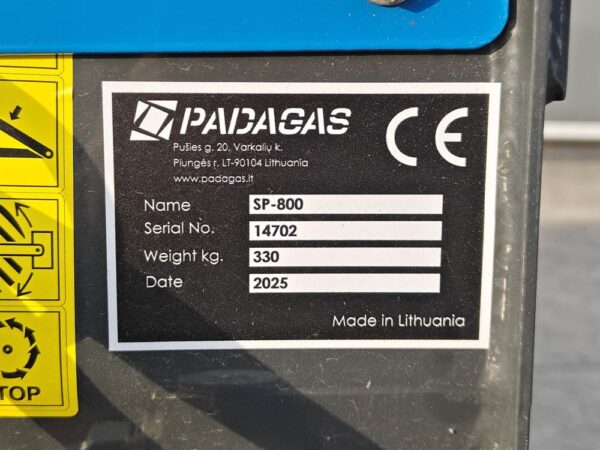 Padagas Sandningsskopor 1000L - Bild 18