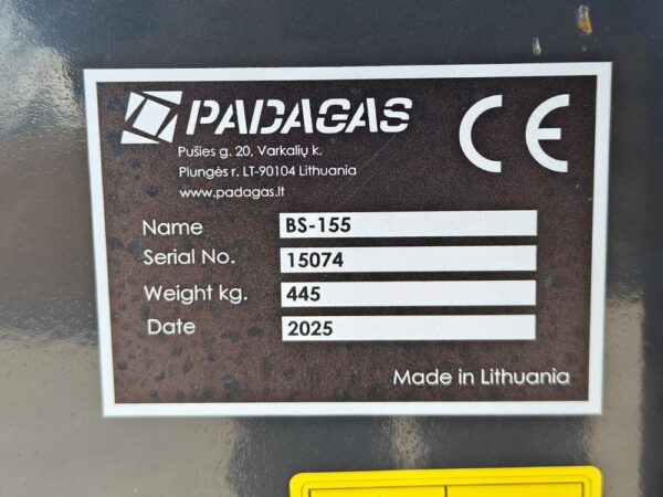 Padagas Bucket sweeper BS-155 R - Image 16