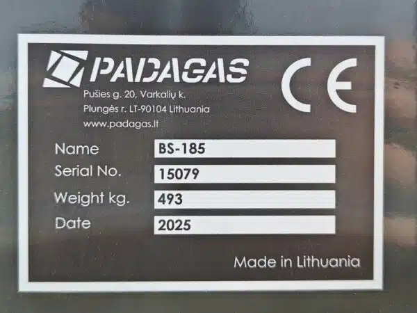 Padagas Kauhaharja BS-185 R - Image 16