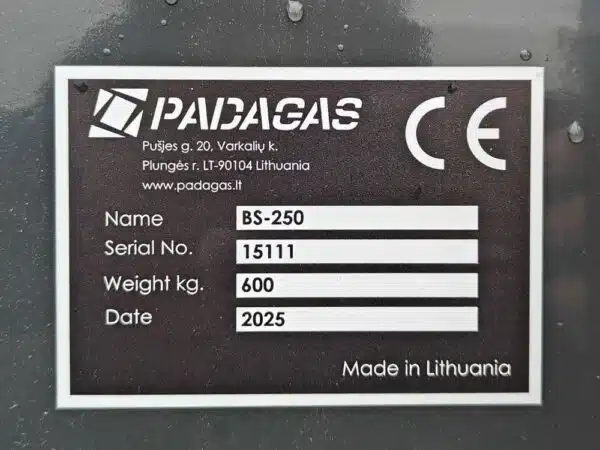 Padagas Kauhaharja BS-250 R - Image 16