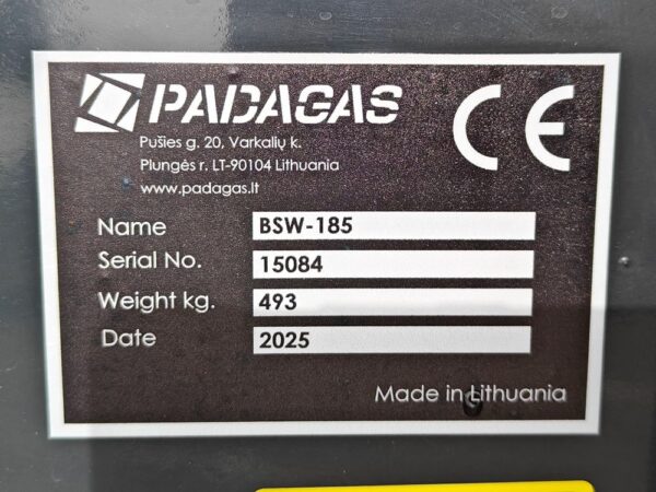 Padagas Bucket sweeper BS-185 R Water 12V - Image 19