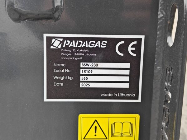 Padagas Bucket sweeper BS-230 R Water 12V - Image 19