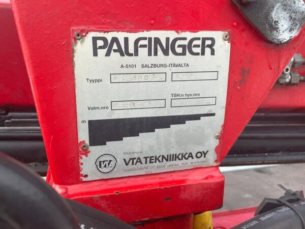 Palfinger PK 3800 A nosturi, kympitetty 12/2024 - Image 11