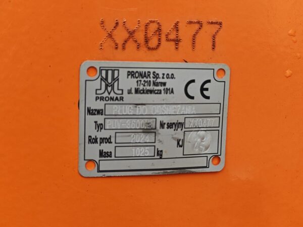 Pronar Aggressive V-plow PUV-3600HD Volvo BM - Image 25