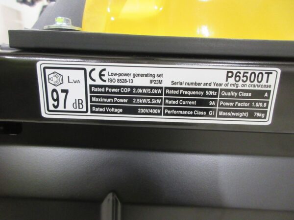 Atlas Copco P6500T AVR Generaattori - Image 9
