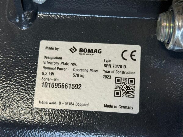 Bomag BPR70/70DE vibratory plate - Image 14