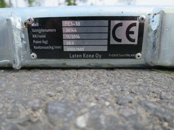 Laten Förlängningsgafflar 100x45mm 1800mm - Bild 6