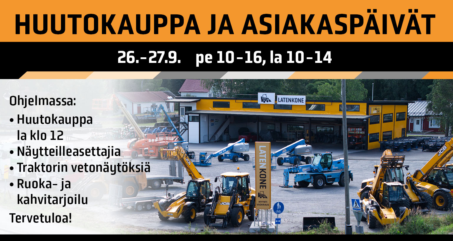 Huutokauppa ja asiakaspäivät