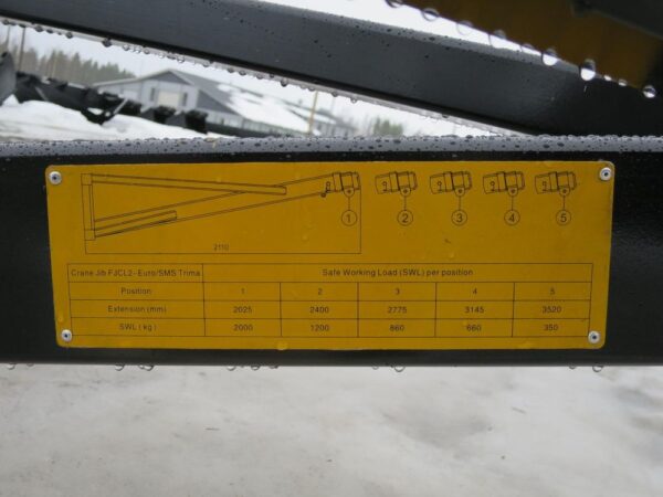 Laten Lyftbom 2ton Euro - Bild 7
