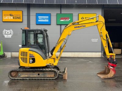 Komatsu PC50MR-2 kaivinkone Indexator
