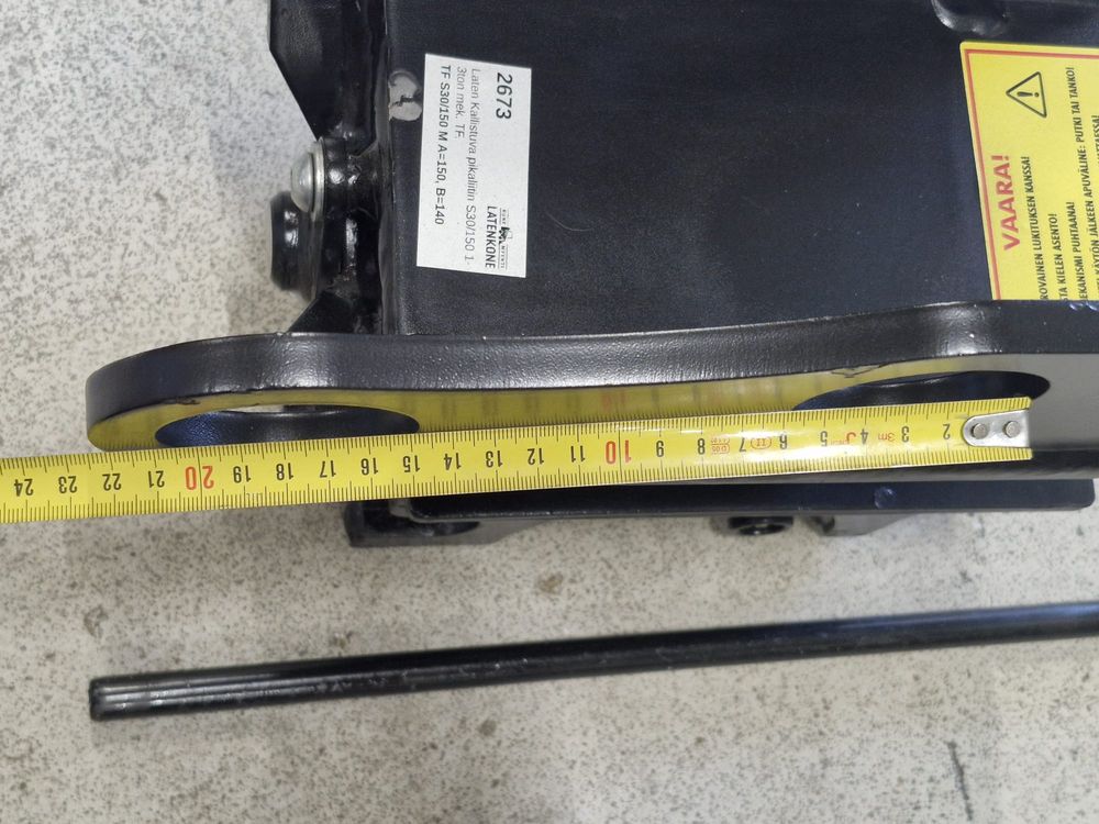 Laten Tilting quick-hitch S30/150 1-3ton mek. TF. - Image 12