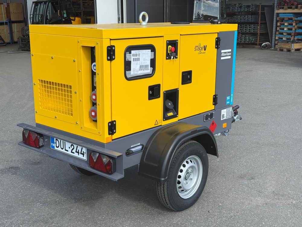 Atlas Copco QES 20 50 Hz Generator StageV med trailer - Bild 9
