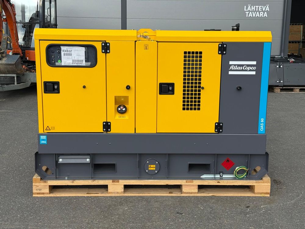 Atlas Copco QAS 60 PD S3A 50 Hz Reservkraftsgeneratorer - Bild 3
